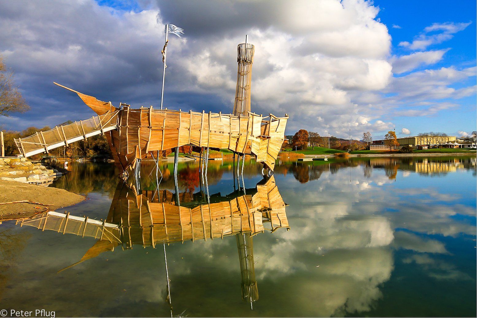Salemer Schlosssee Piratenschiff