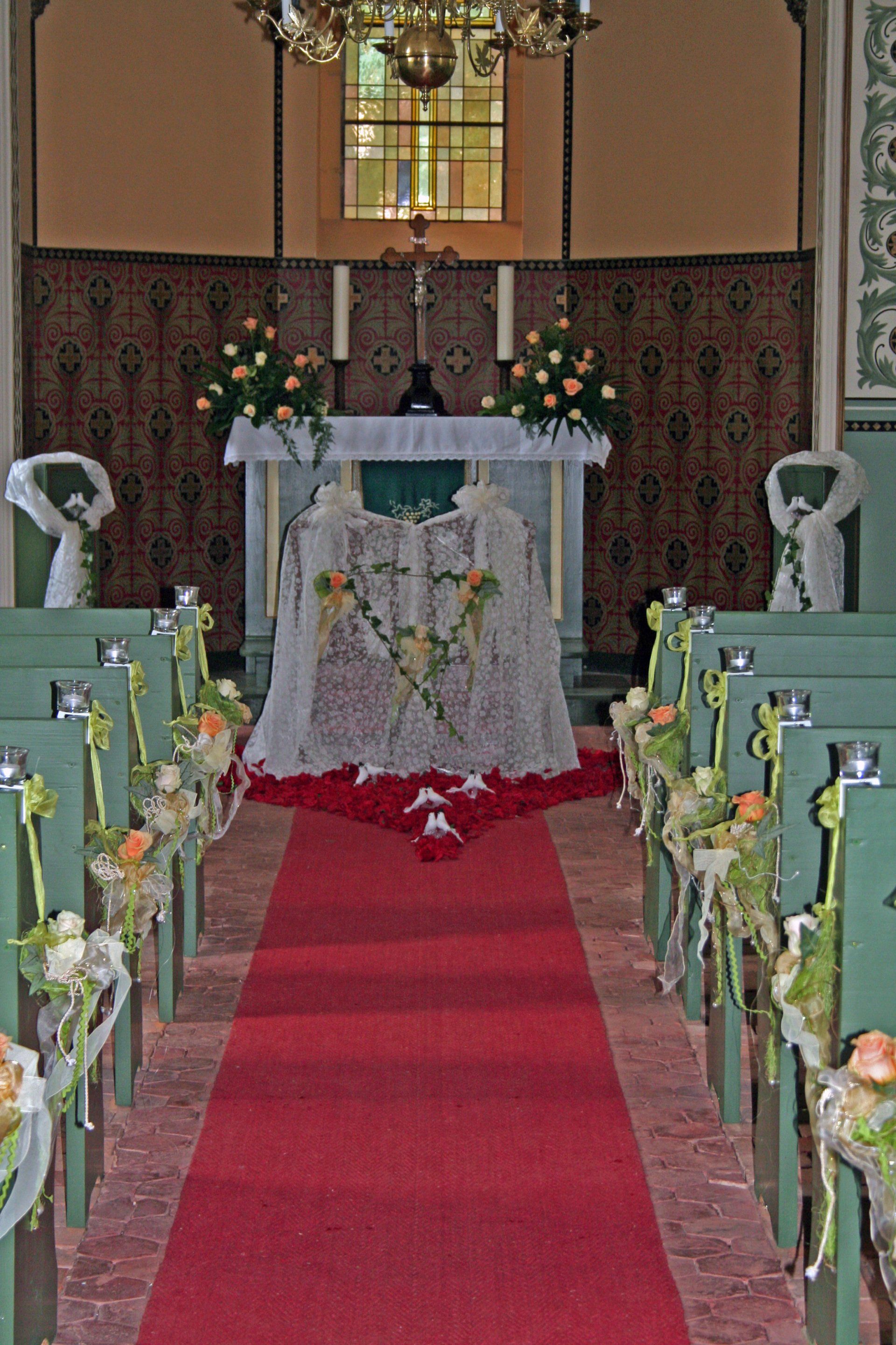 Kirchendekoration Wulkow Hochzeit Wulkow, Kirchendekoration