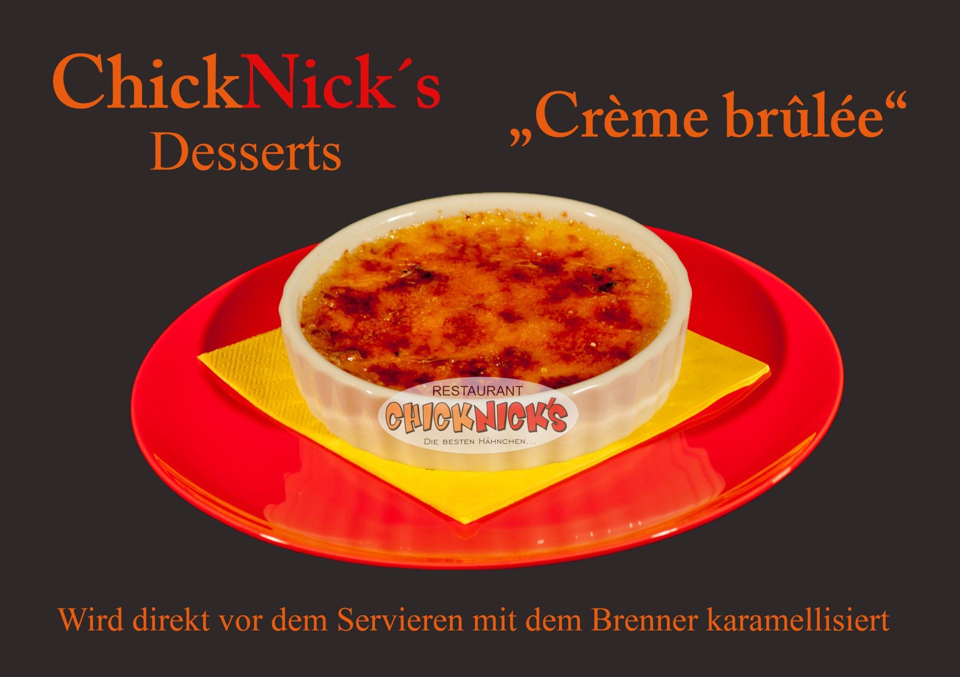 Desserts - Crème brûlée