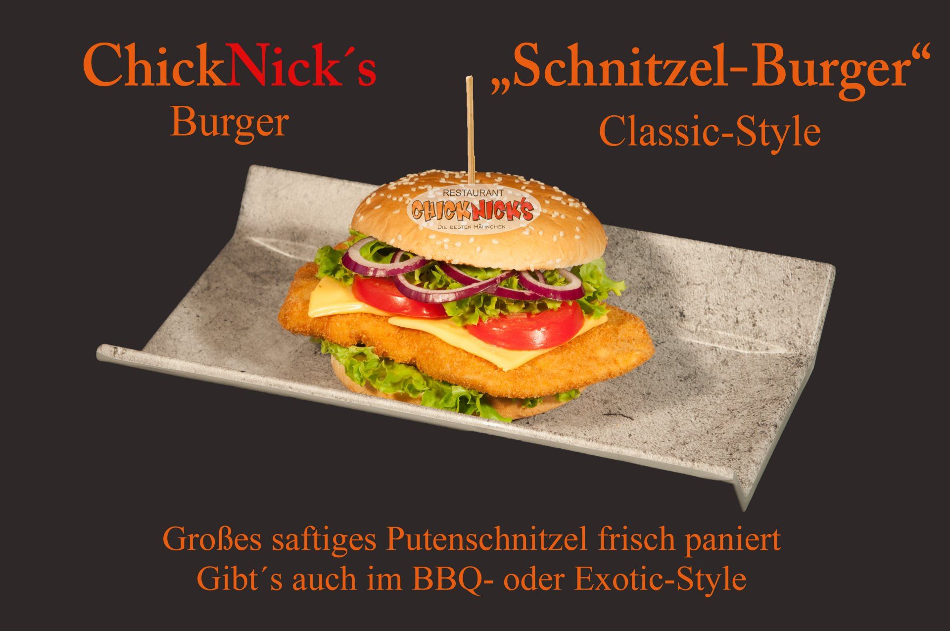 Schnitzel-Burger Classic-Style