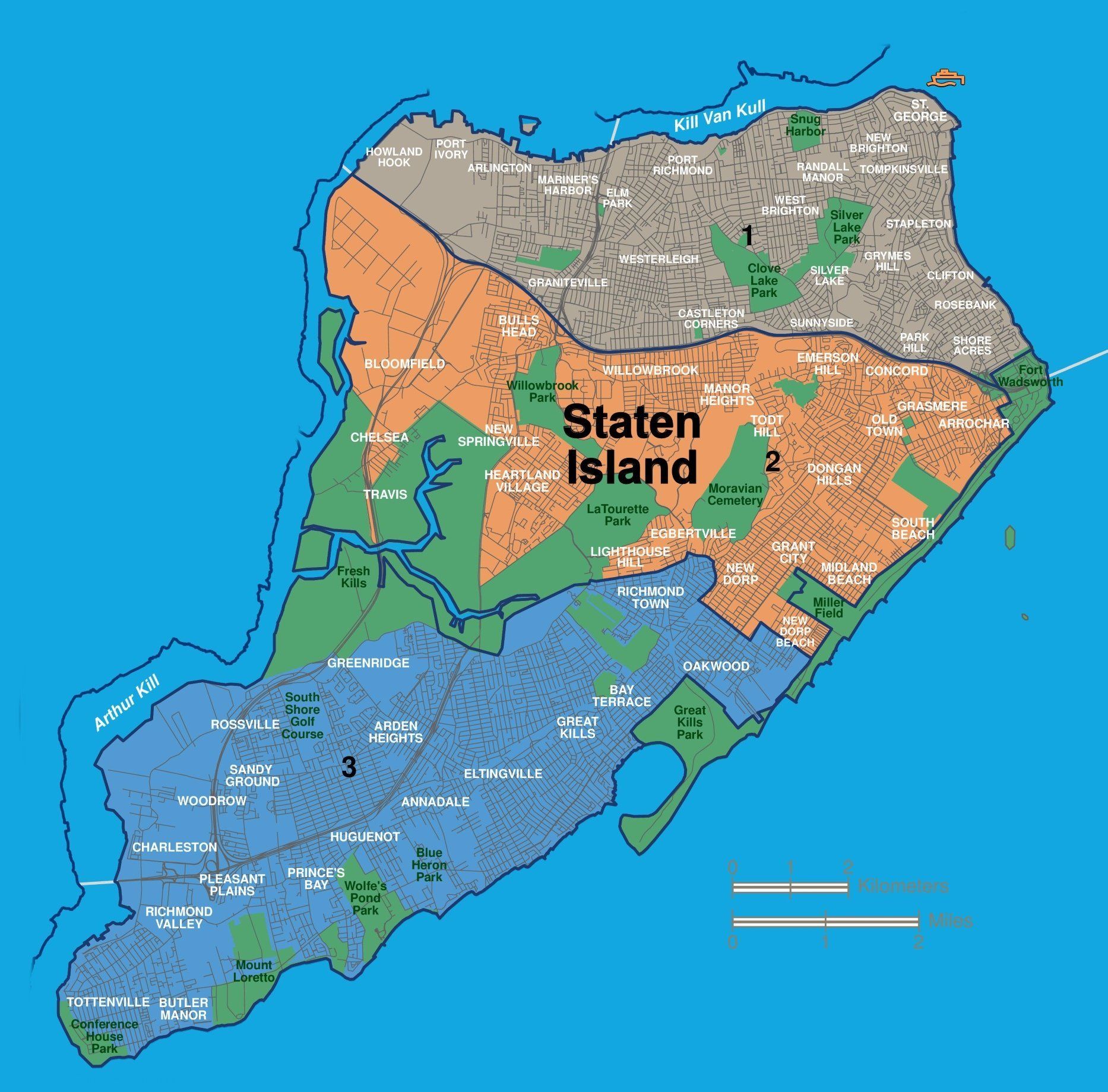 S.I. Neighborhoods Staten Island Neighborhoods