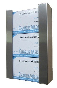 stainless steel glove box holders, wall mounted glove box holders