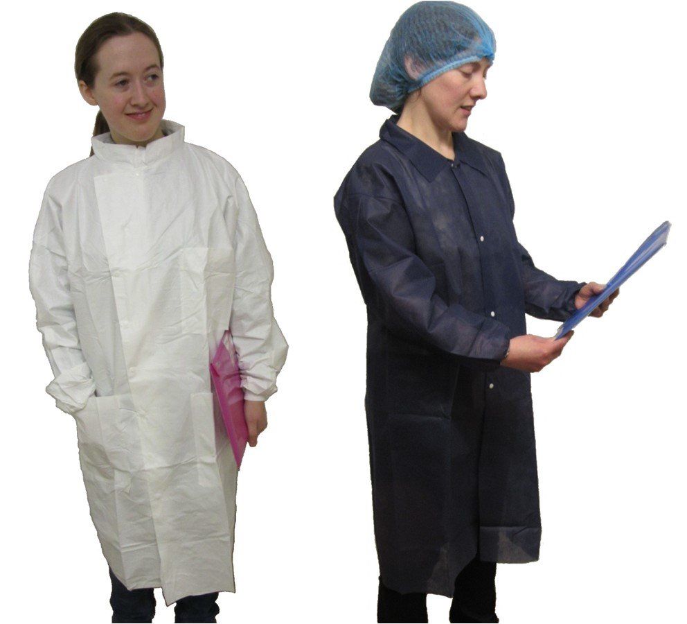 Disposable lab coats, disposable laboratory coats
