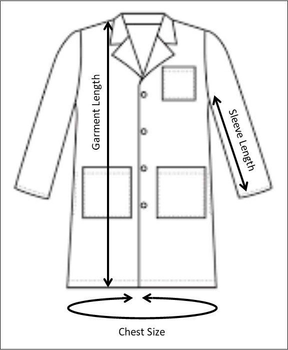 Charlie Medical Lab Coat Size Guide Charlie Medical Lab Coat Size Guide