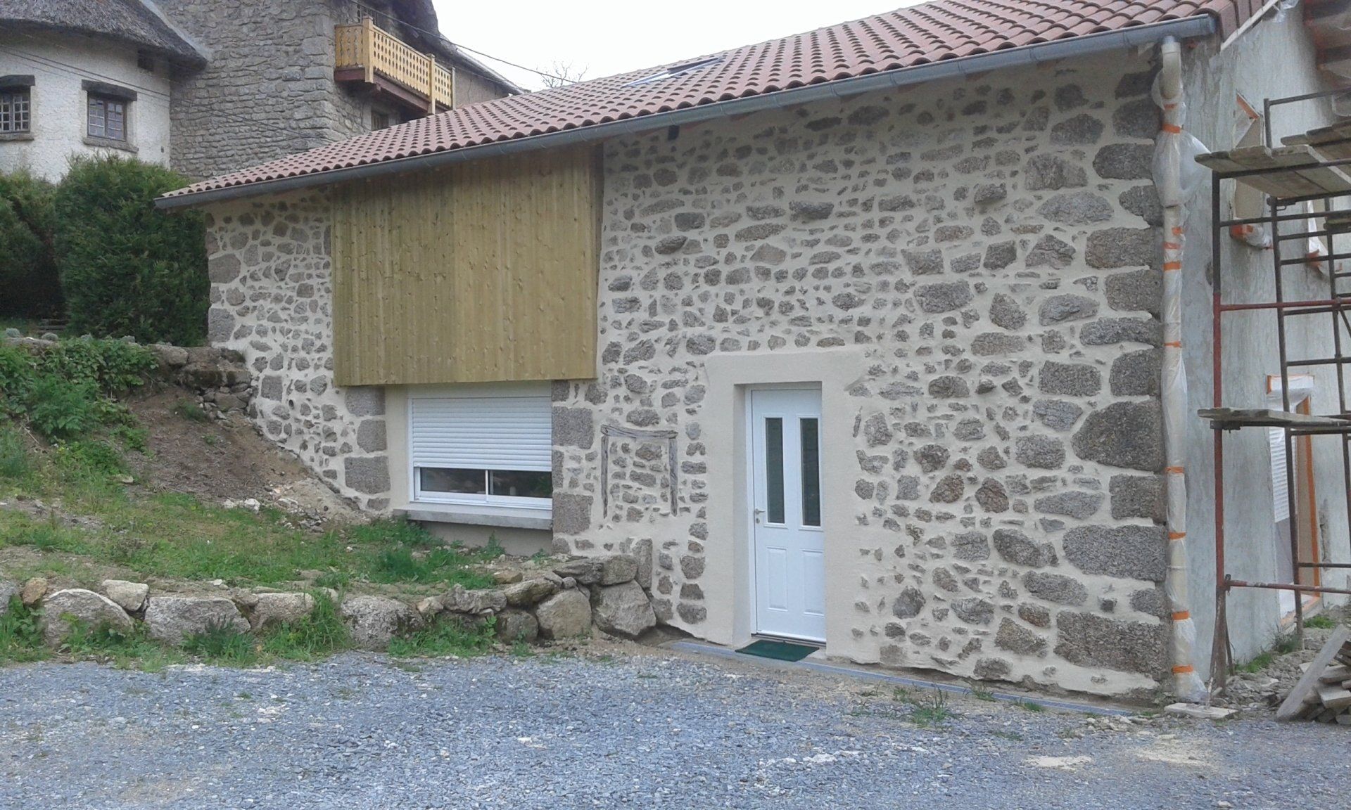 façade rénovée en briques par jacquet maçonnerie