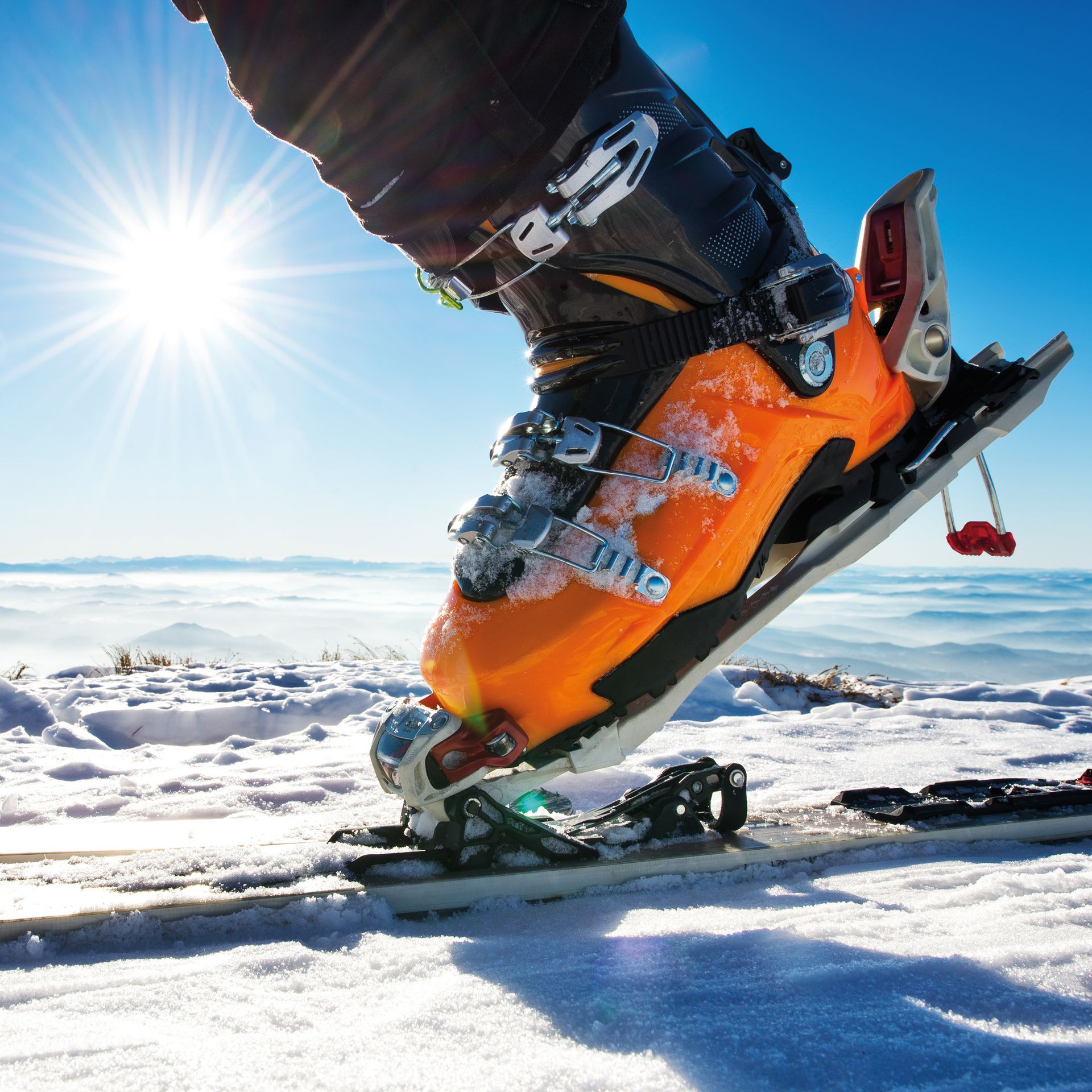 example of application ski binding