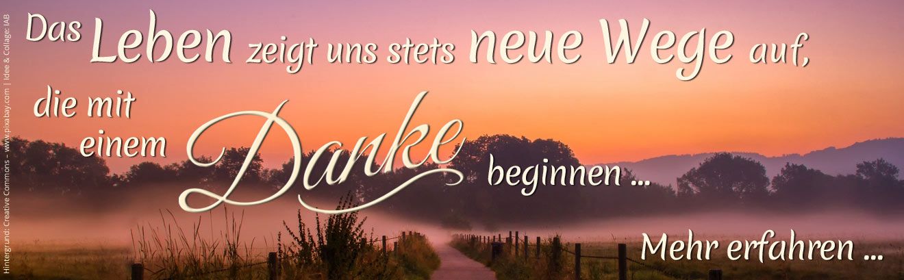 Mit »Danke« zu mehr Lebensglück und Freude
