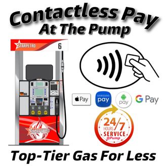 PAY AT PUMP! pay at pump contactless pay apple pay gas station tap pay for gas lancaster cheap price on gas stations in lancaster near me google fi top tier gas station in lancaster top tier gas for less 76 gas station Mobil gas