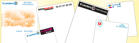 Utilisez nos étiquettes thermiques pour identifier vos produits à moindre coût Etiquettes thermiques vierges et blanches pour étiquetage poids-prix en magasin