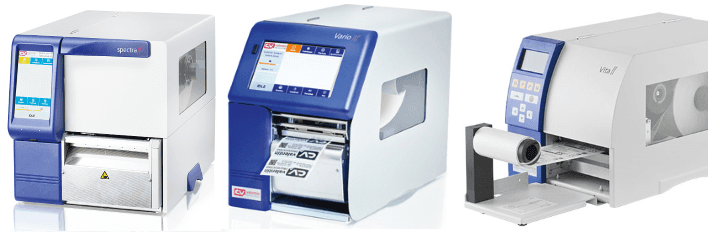 Notre gamme d'imprimantes thermiques et transfert thermique Imprimantes d'étiquettes monochromes Carl Valentin, Godex, Zebra, TSC