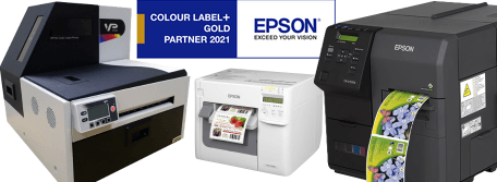 Découvrez notre gamme d'imprimantes d'étiquettes couleur Imprimantes d'étiquettes jet d'encre : VP700, Epson C3500 , Epson C7500, Primera
