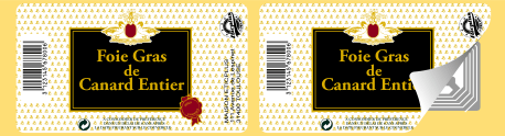 Etiquettes de sécurité / RFID Etiquettes thermqiues, thermique, Etiquettes poids-prix