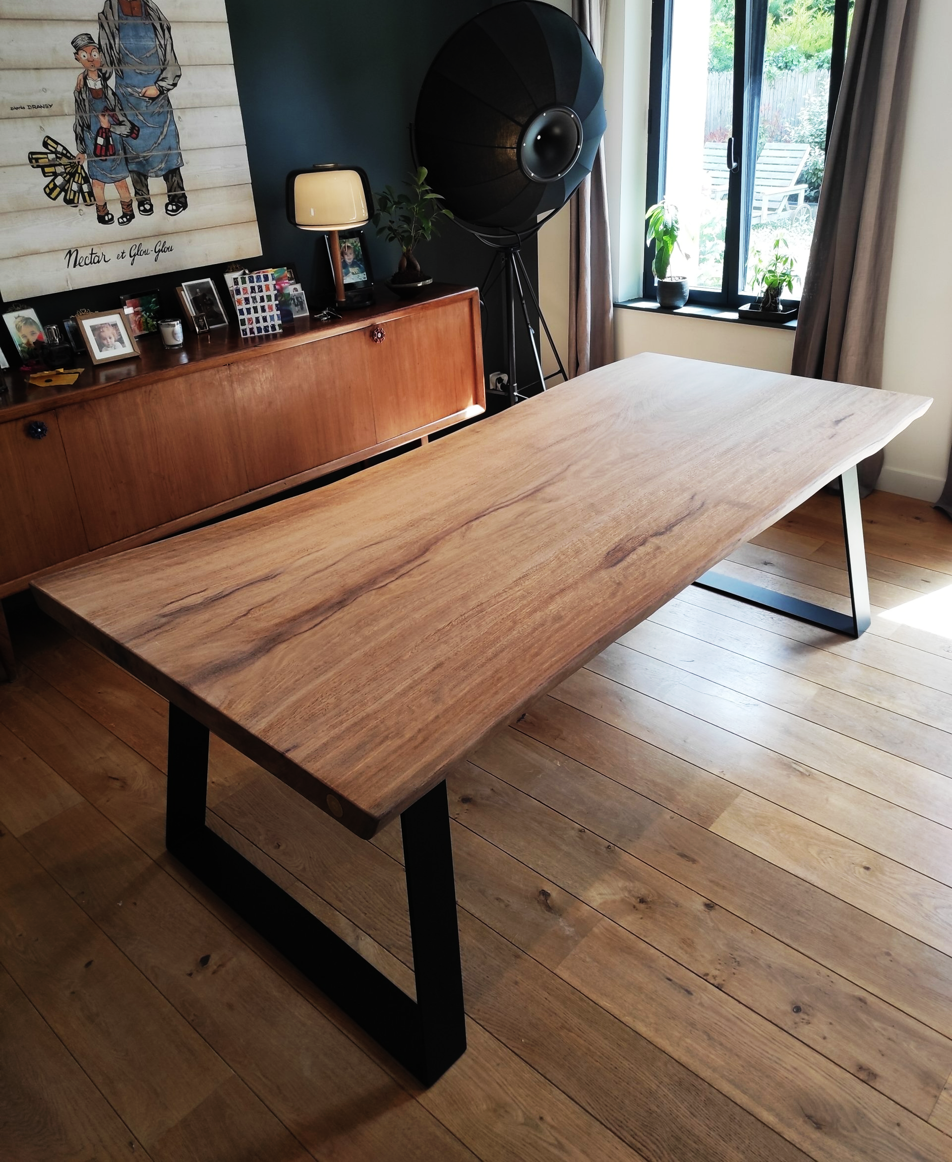 Tables en iroko massif sur mesure