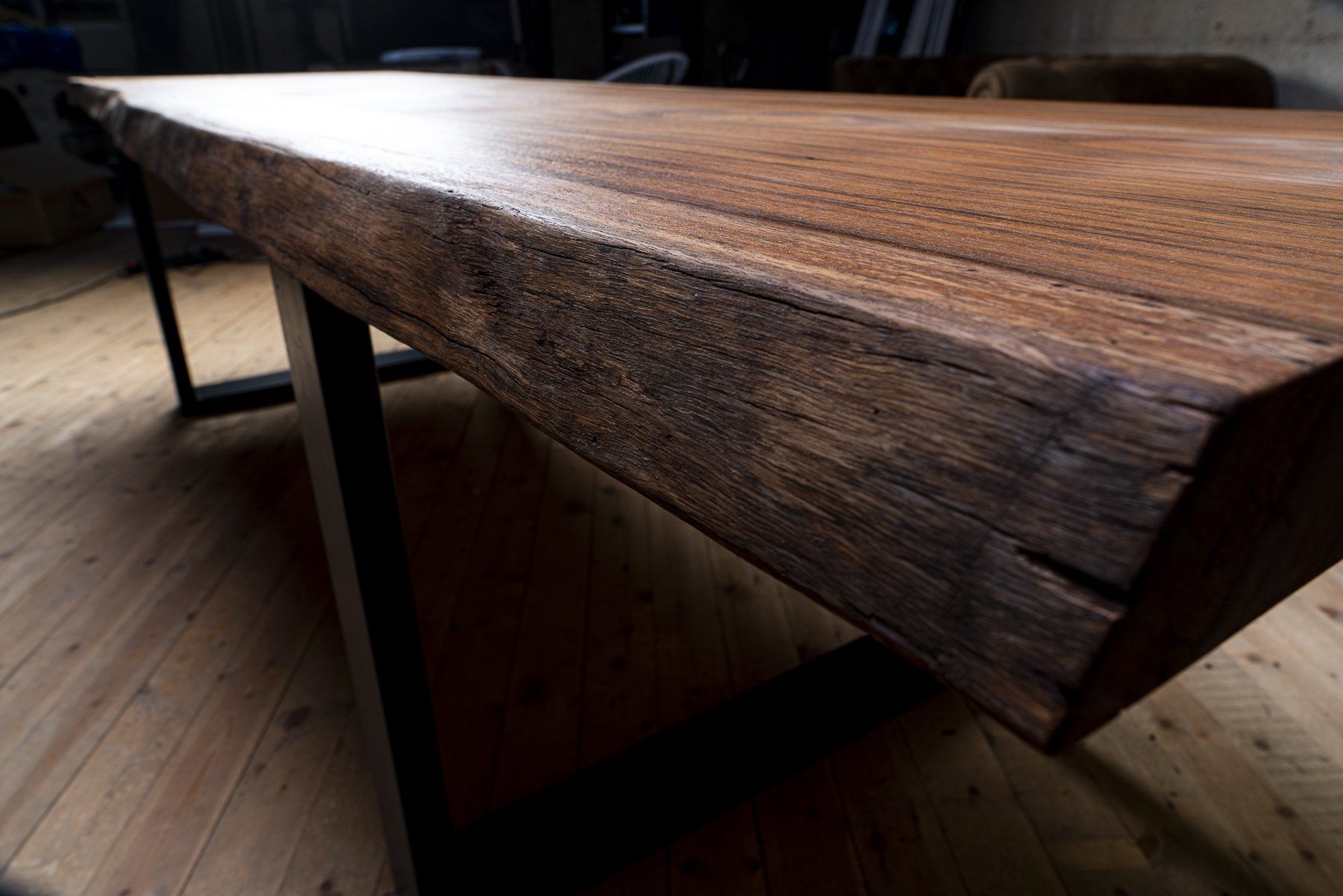 Table salon bois massif