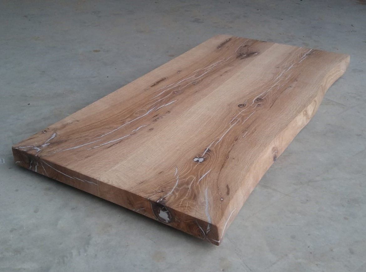 Plan vasque chêne massif