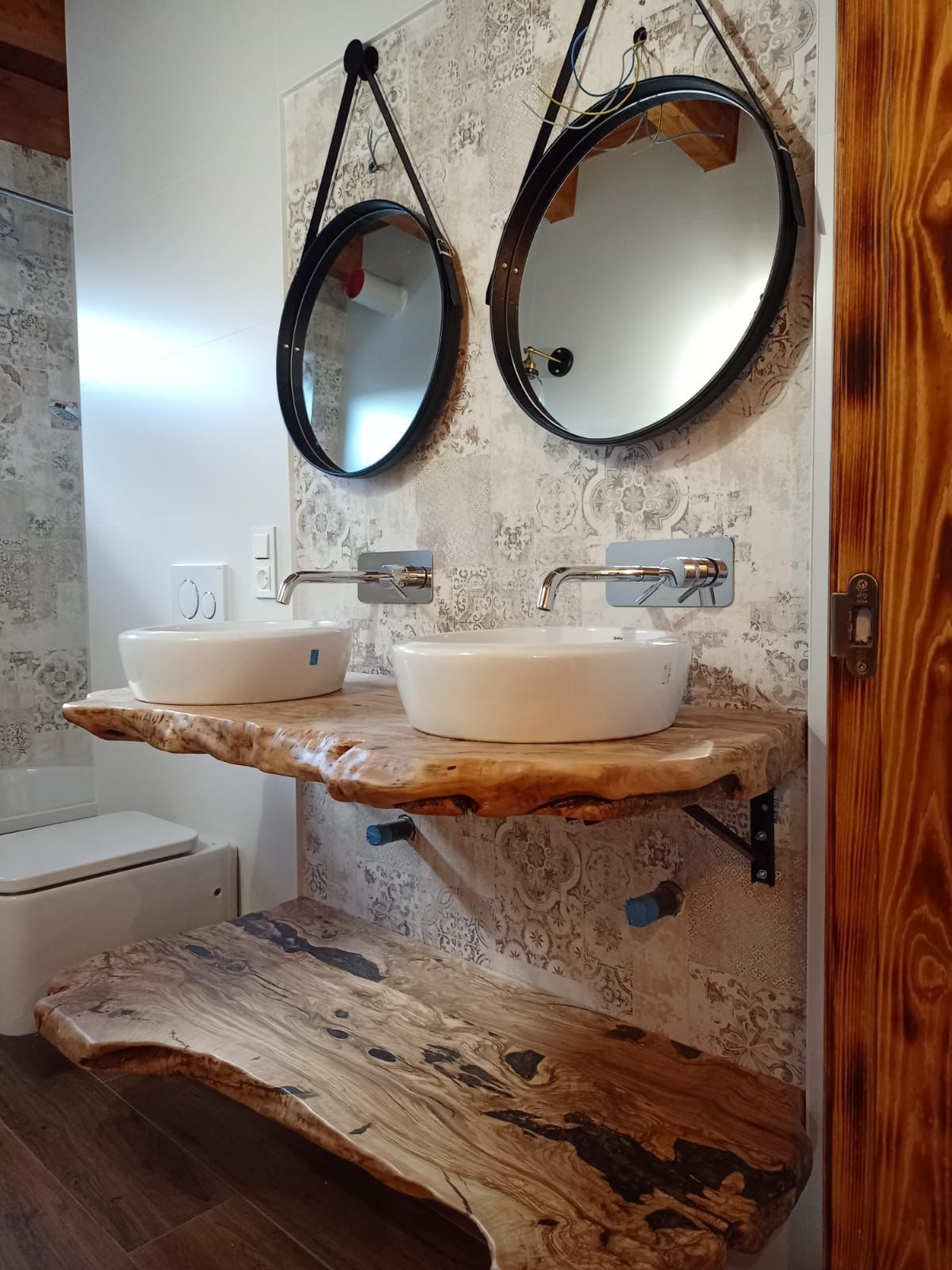 Plan vasque original en bois