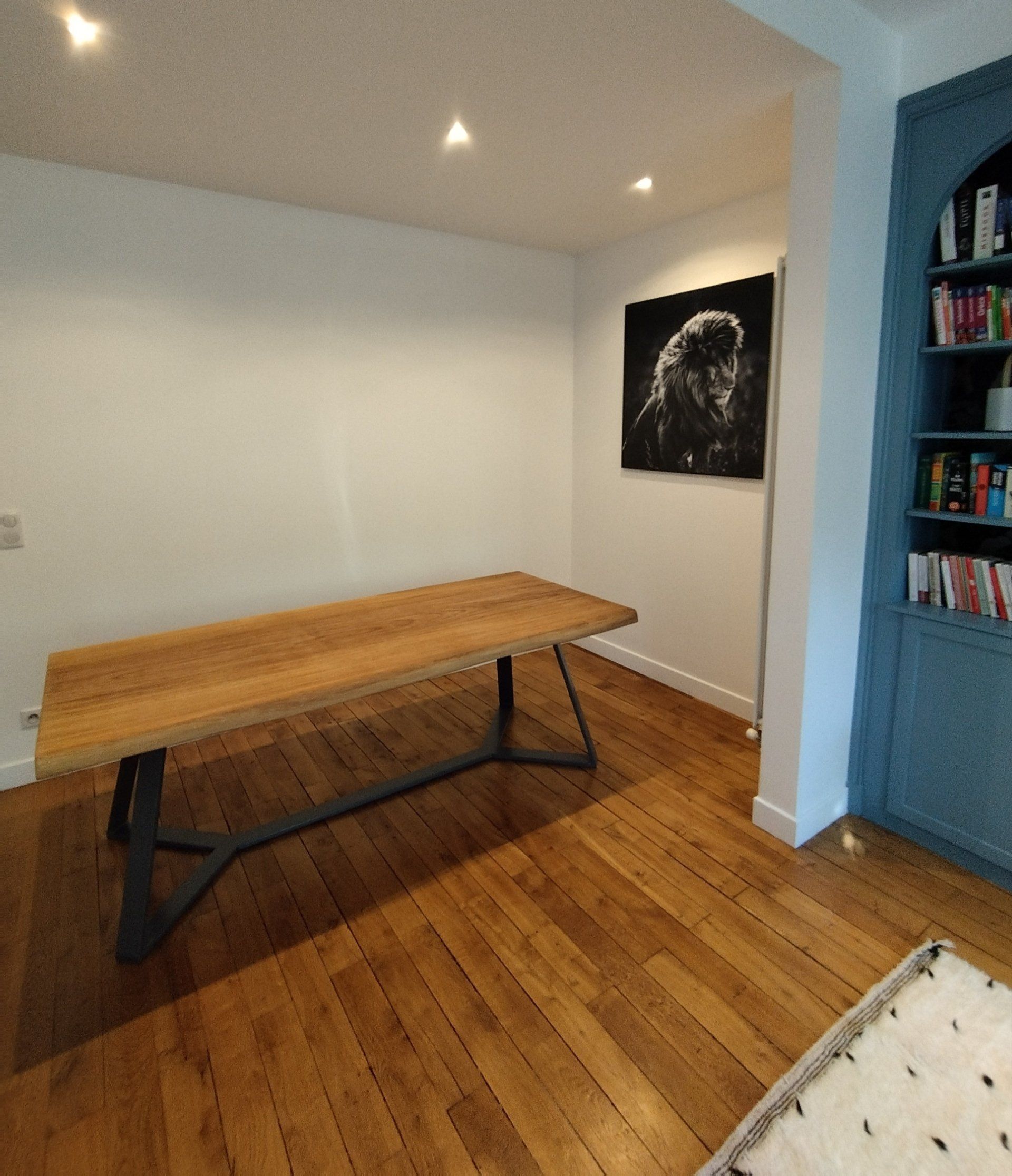 Table en iroko massif