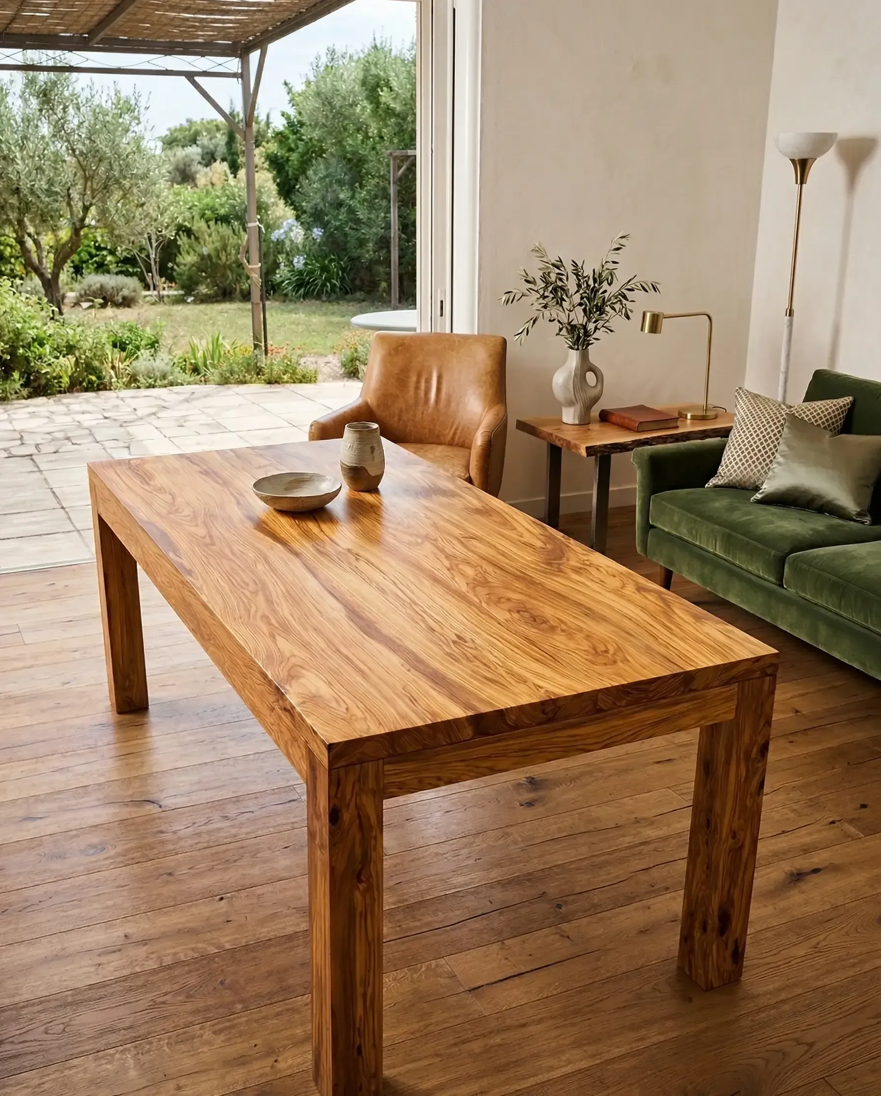 Table en olivier pour mas provençal