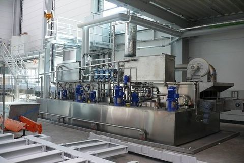 Durchlaufreinigungsanlage Waschanlage für Kleinteile Teilereinigung