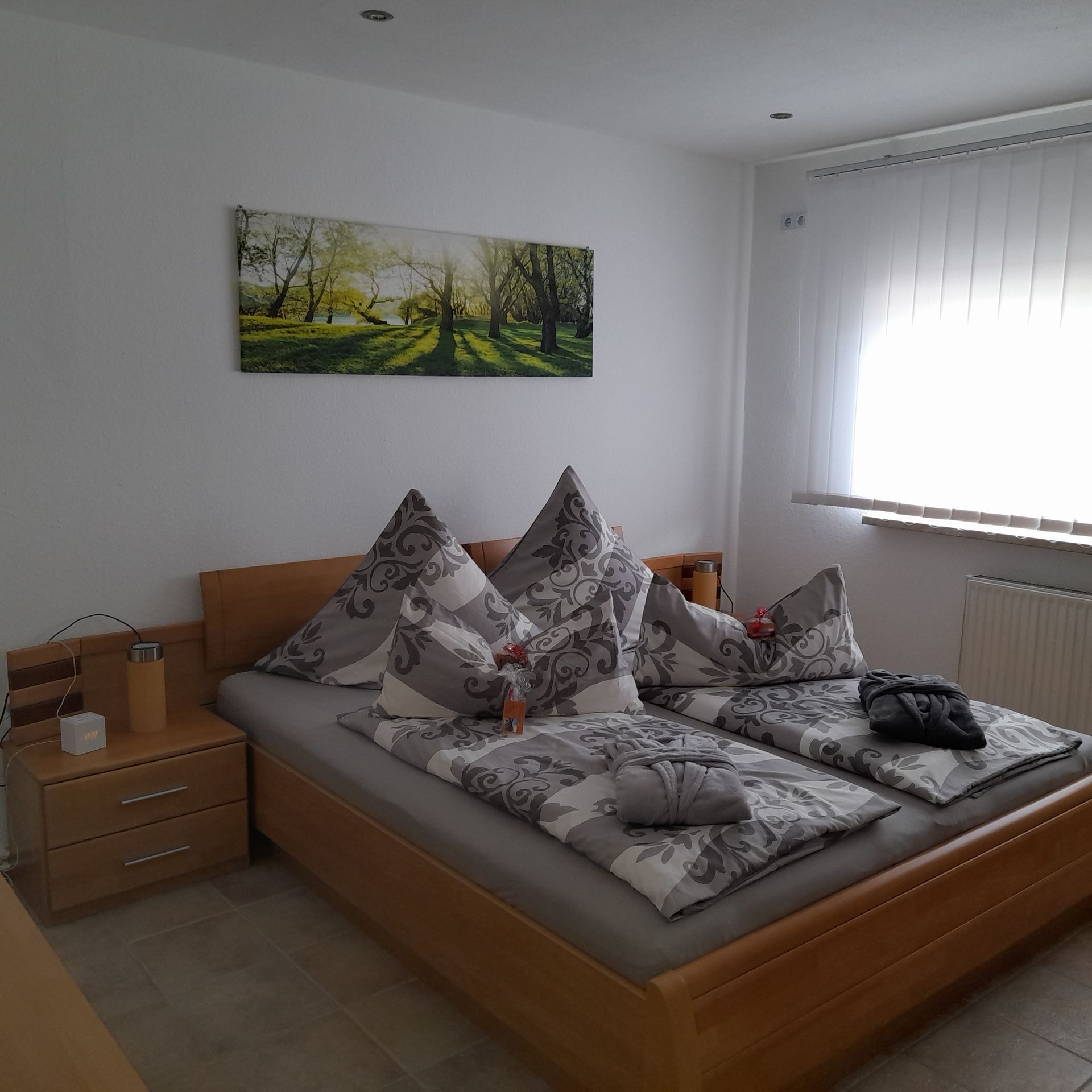 Schlafzimmer mit verstellbaren Lattenrost