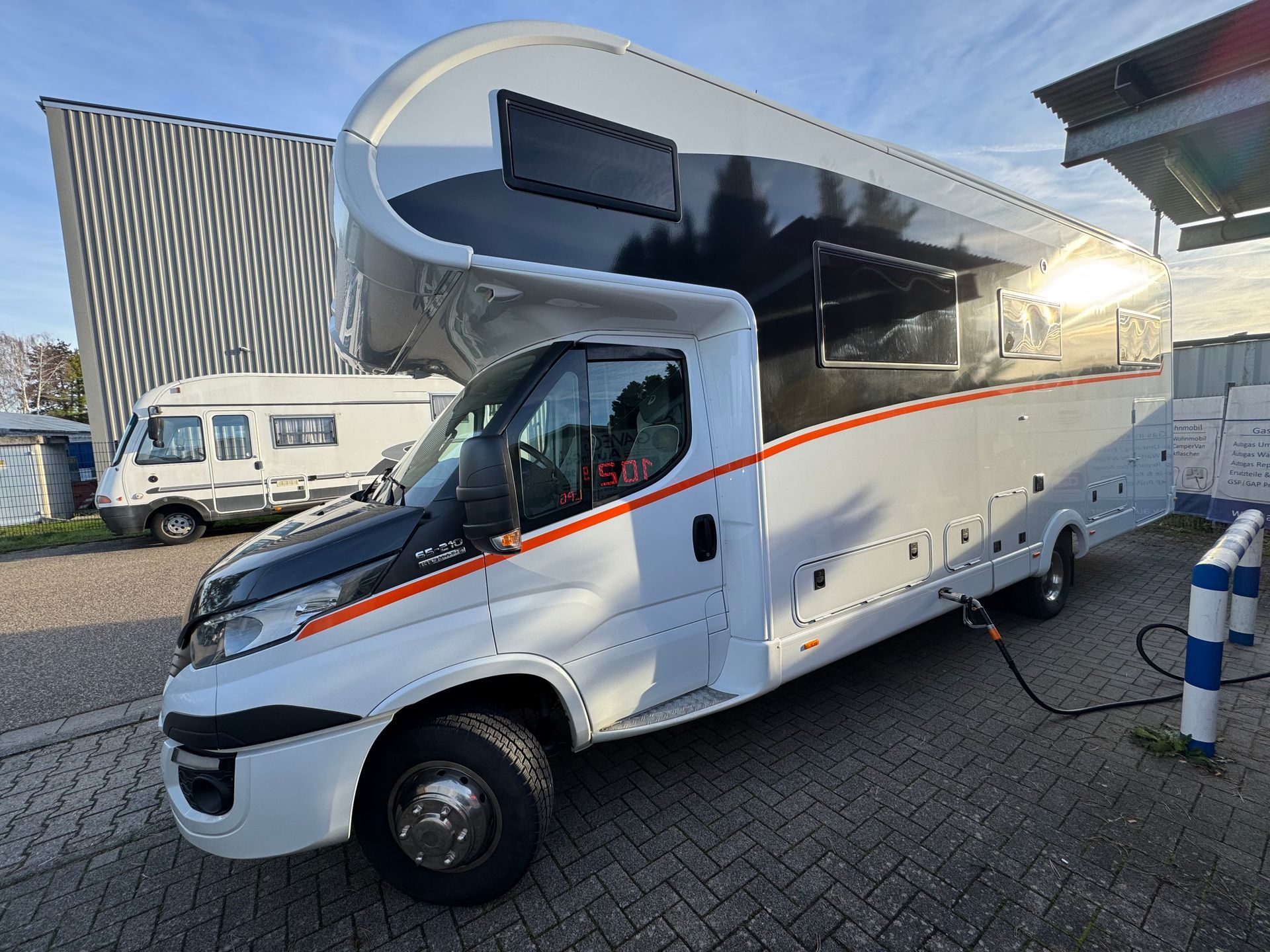 Gaskasten mit Gas Umschaltventil