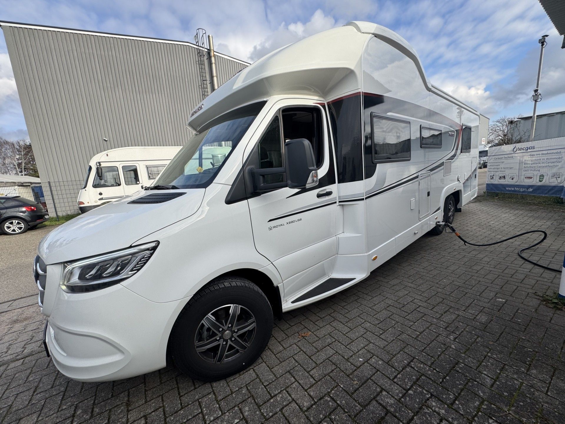 Gaskasten mit Gas Umschaltventil