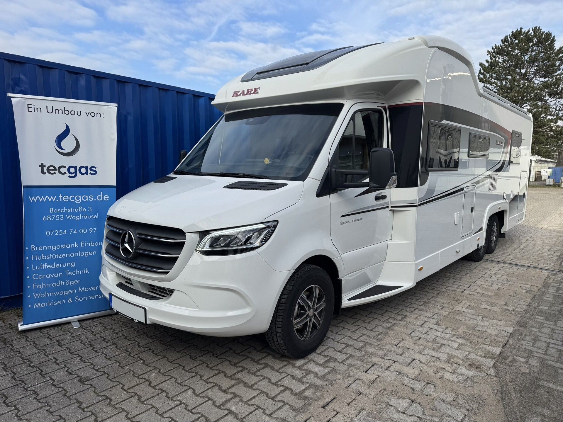 Weinsberg CaraCompact Wohnmobil mit Brenngastank von Tecgas.