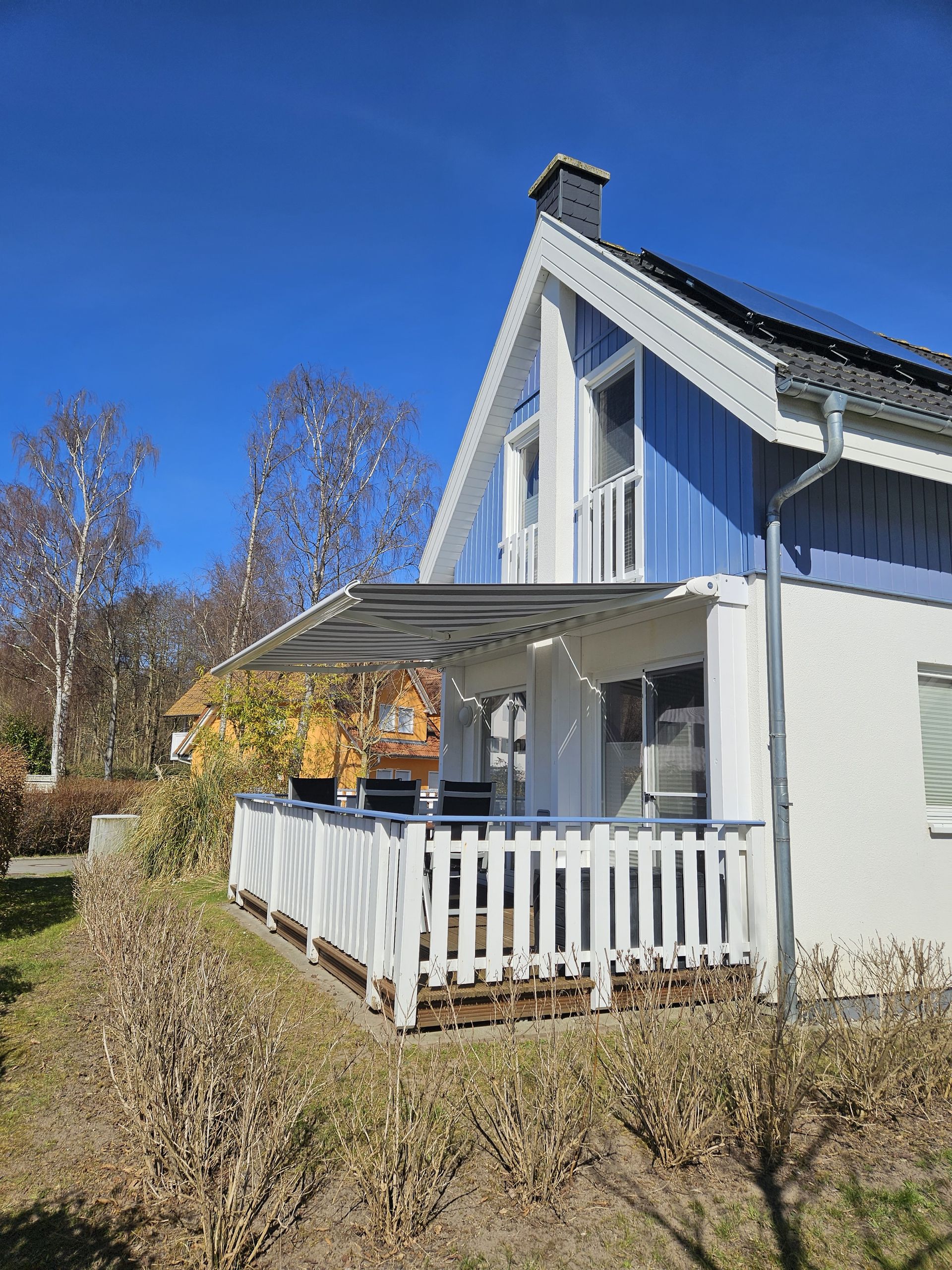 Breege Rügen Terassenansicht Leni & Mia