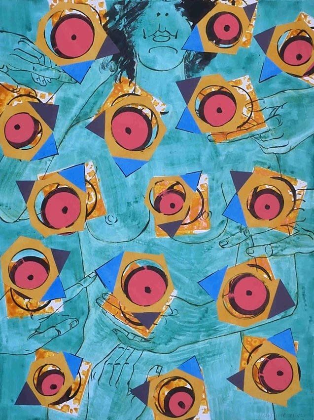 Karl-Heinz Herrfurth, Akte, Figuren auf Karton, verschiedene Techniken, 1999-2009