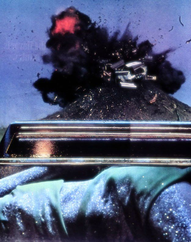 Karl-Heinz Herrfurth, Fotocollagen, Fotomontagen, 1967-1976, Ausschnitte aus Magazinen, auf Papier montiert