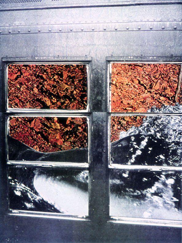 Karl-Heinz Herrfurth,  Fotocollagen, Fotomontagen, 1967-1976, Ausschnitte aus Magazinen, auf Papier montiert
