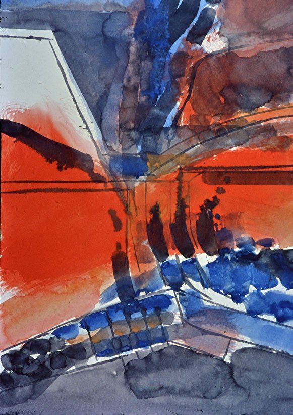 Karl-Heinz Herrfurth, Aquarelle auf Papier, 1960-1985