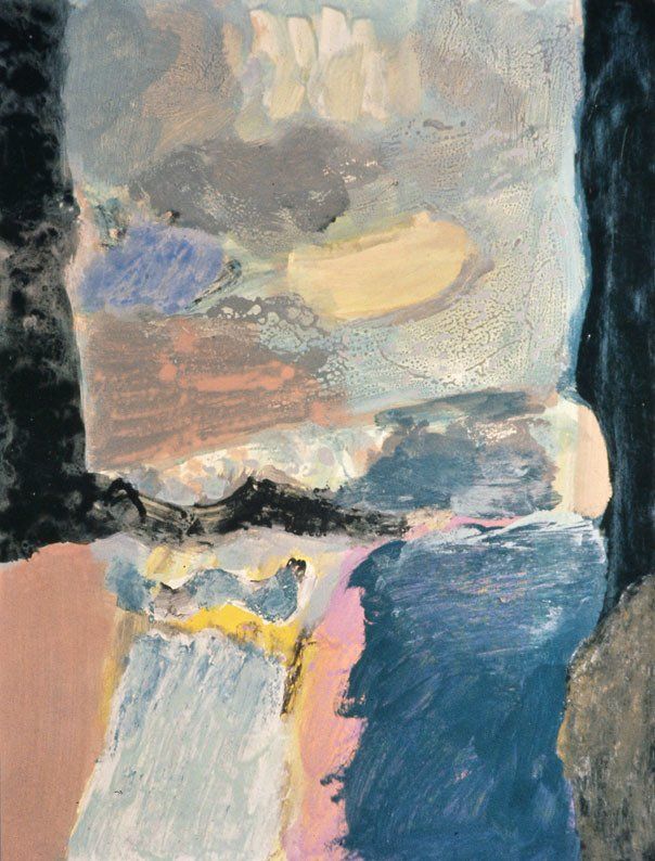 Karl-Heinz Herrfurth, Malerei, Tempera,
Papier auf Karton, 1964-65, 65 x 50 cm