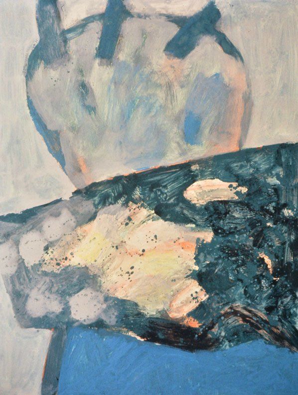 Karl-Heinz Herrfurth, Malerei, Tempera,
Papier auf Karton, 1964-65, 65 x 50 cm