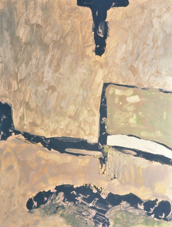 Karl-Heinz Herrfurth, Malerei, Tempera,
Papier auf Karton, 1964-65, 65 x 50 cm