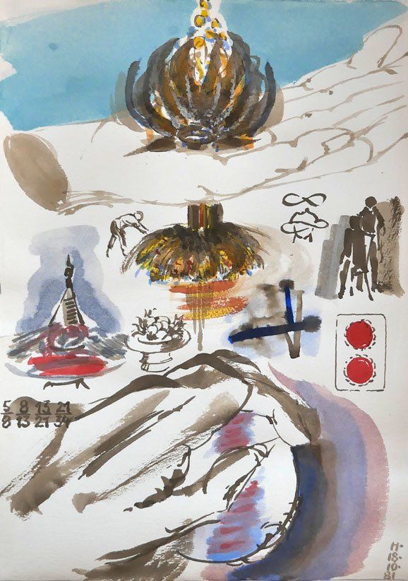 Karl-Heinz Herrfurth, Aquarelle auf Papier, 1960-1985