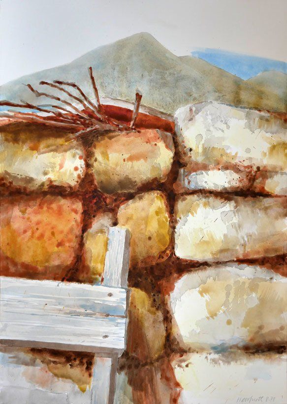 Karl-Heinz Herrfurth, Aquarelle auf Papier, 1960-1985