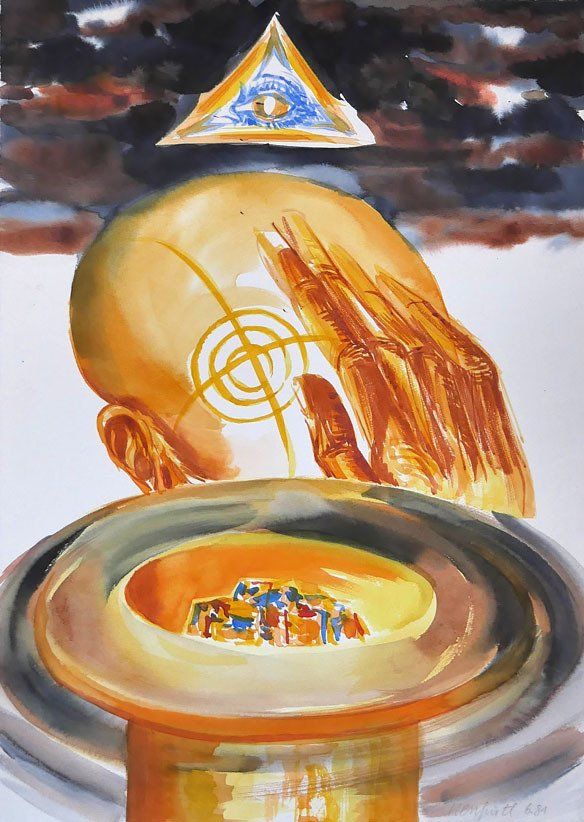 Karl-Heinz Herrfurth, Aquarelle auf Papier, 1960-1985