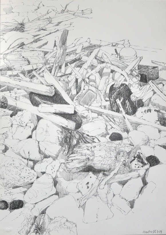 Karl-Heinz Herrfurth, Zeichnungen
Stillleben, vor allem Werkzeuge und Alltagsgegenstände aus Griechenland, 1976-82