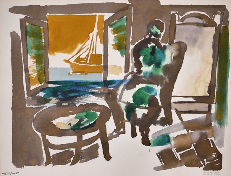 Karl-Heinz Herrfurth, Prof. HdK/ UdK, Aquarelle auf Papier, Berlin, 1992-2004