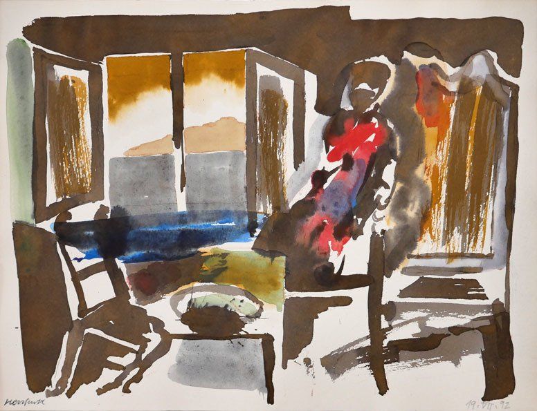 Karl-Heinz Herrfurth, Prof. HdK/ UdK, Aquarelle auf Papier, Berlin, 1992-2004