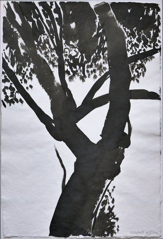 Karl-Heinz Herrfurth, Zeichentusche, Sepia oder Beize auf Papier, Arbeiten 1992-2002