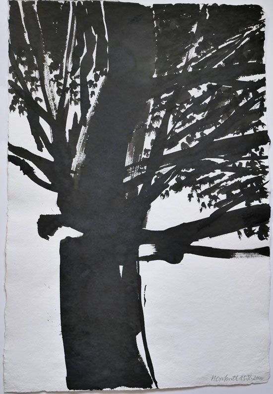 Karl-Heinz Herrfurth, Zeichentusche, Sepia oder Beize auf Papier, Arbeiten 1992-2002