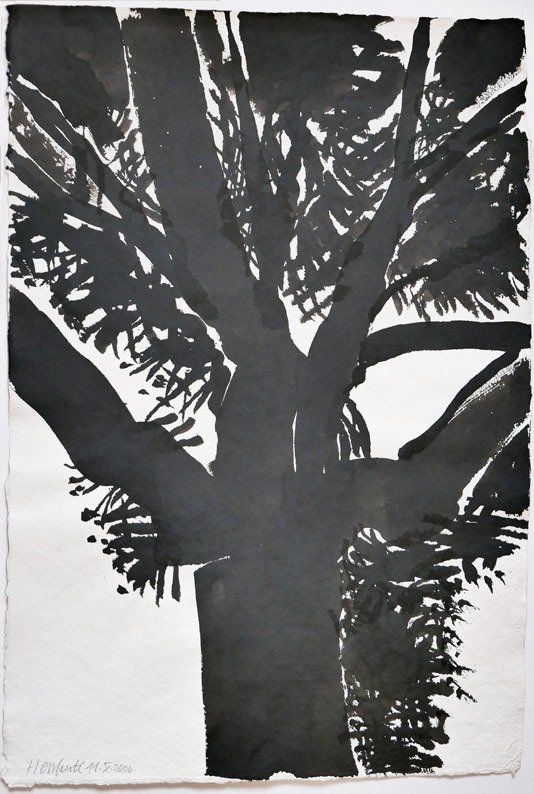 Karl-Heinz Herrfurth, Zeichentusche, Sepia oder Beize auf Papier, Arbeiten 1992-2002