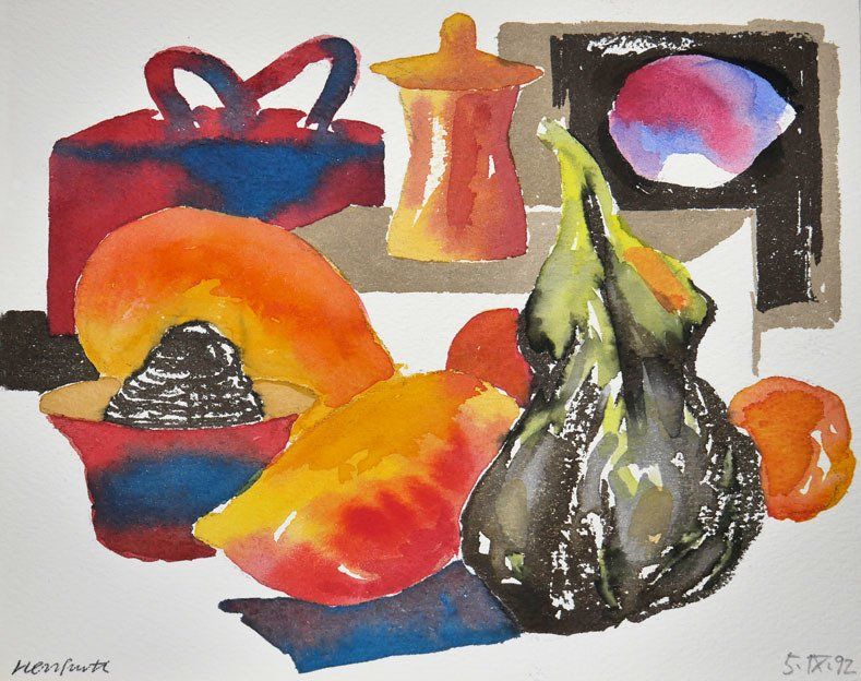 Karl-Heinz Herrfurth, Prof. HdK/ UdK, Aquarelle auf Papier, Berlin, 1992-2004