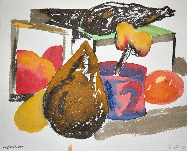 Karl-Heinz Herrfurth, Prof. HdK/ UdK, Aquarelle auf Papier, Berlin, 1992-2004