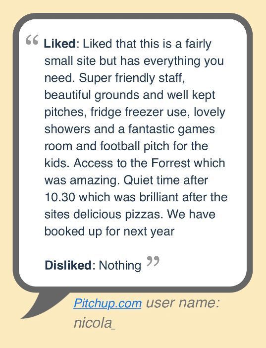 Fantastic review, Call : 01989 720672 or 07568 940408, email: info@haywoodfarm.co.uk to book