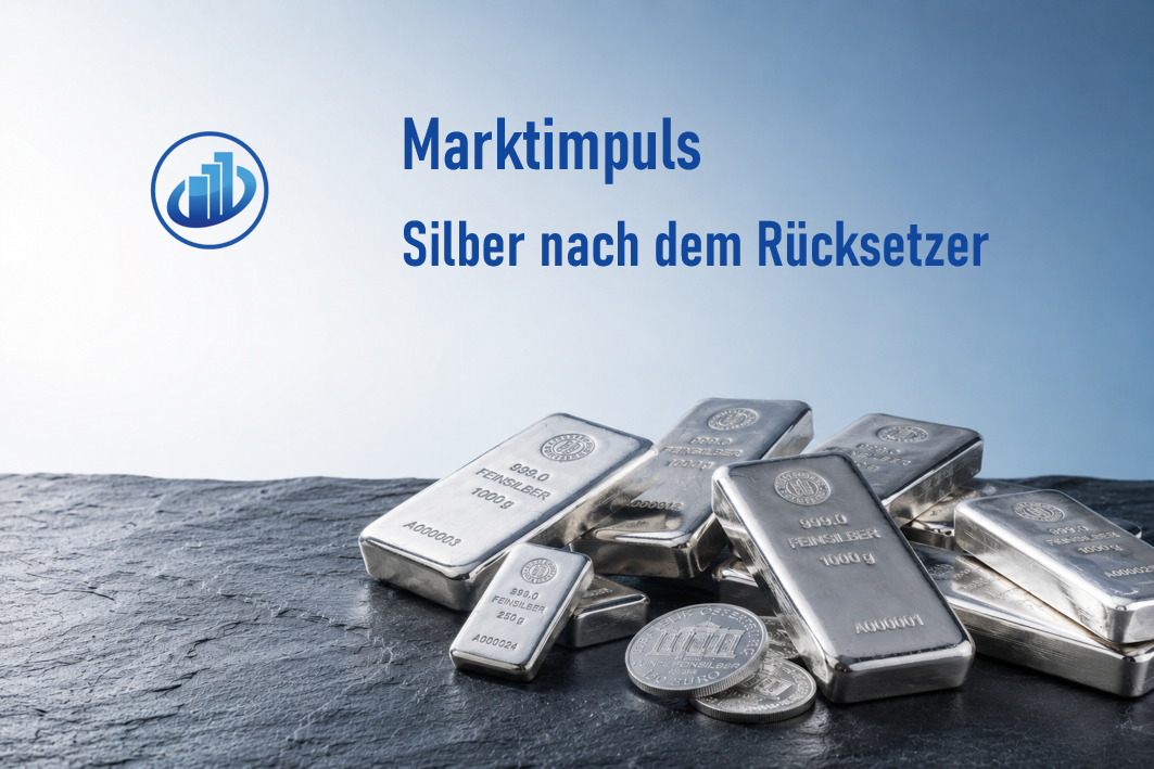 Silberbarren unterschiedlicher Größen als physischer Sachwert – Marktimpuls von ProAktiv zum Silberp