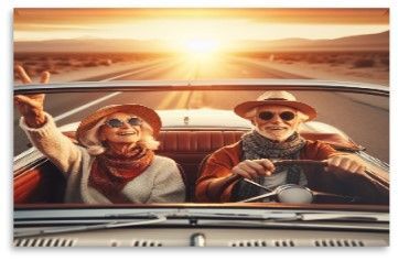 Senioren spielen Golf