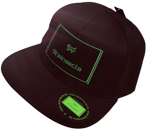 dineinsects.com Cap Snapback black Cap with dineinsects logo